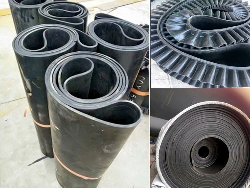 黑色橡膠輸送帶 工業(yè)橡膠輸送帶